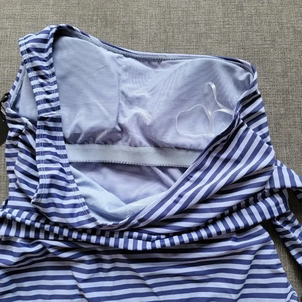 JONES NEW YORK Women ​One-Shoulder One-Piece Swimsuit Size XL